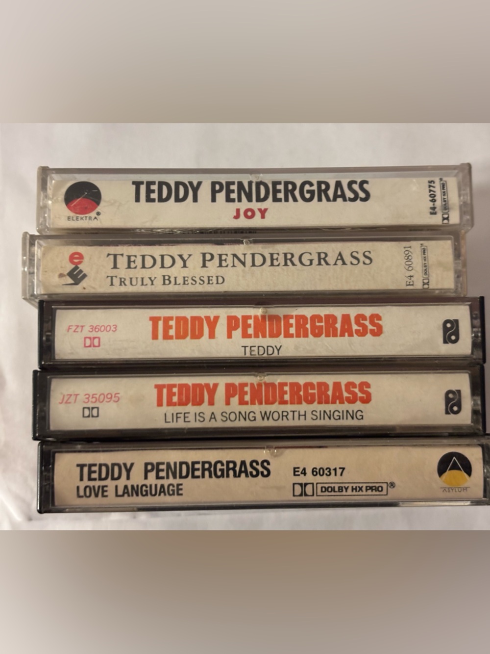 Teddy Pendergrass Cassette Collection of 5. - Picture 2 of 6